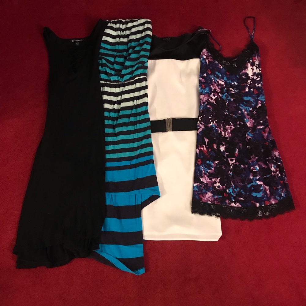 SET OF FOUR! Express Dresses (size Medium)